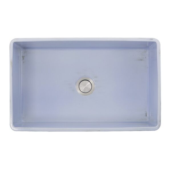 Nantucket Sinks FCFS3320S-ShabbySugar Vineyard 33 Inch Farmhouse Fireclay Sink in Shabby Sugar Finish