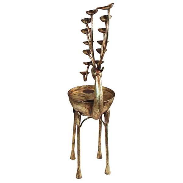 Design Toscano FU80103 17 1/2 Inch Deer Antler Falls Metal Fountain