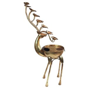 Design Toscano FU80103 17 1/2 Inch Deer Antler Falls Metal Fountain