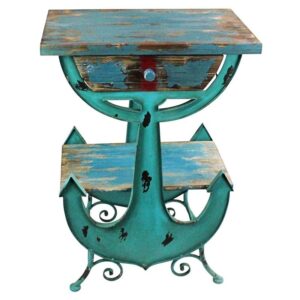 Design Toscano FU80833 21 Inch Anchors Aweigh Coastal Side Table