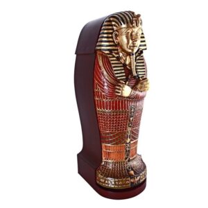 Design Toscano FY89119 9 Inch King Tut Sarcophagus CD Cabinet