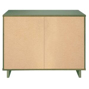 Manhattan Comfort 2-Piece Granville Modern Solid Wood Standard Dresser and Nightstand Set in Sage Green