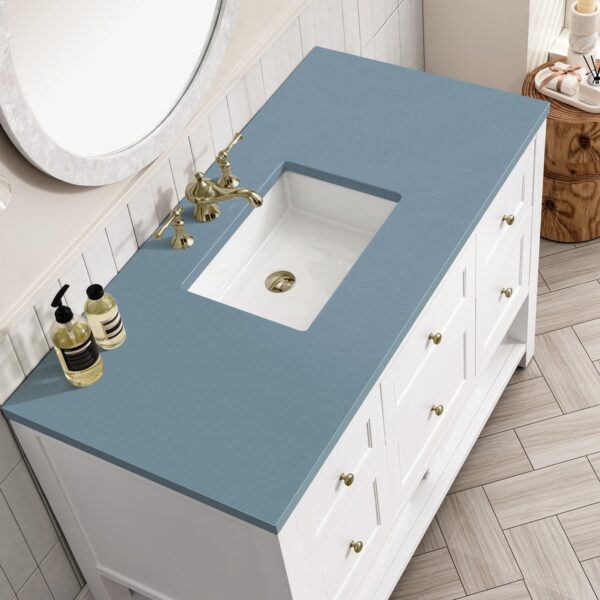 James Martin JM 330-V48 Breckenridge 48 Inch Free-Standing Single Sink Bathroom Vanity with 3 CM Top