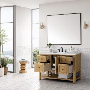 James Martin JM 330-V48 Breckenridge 48 Inch Free-Standing Single Sink Bathroom Vanity with 3 CM Top