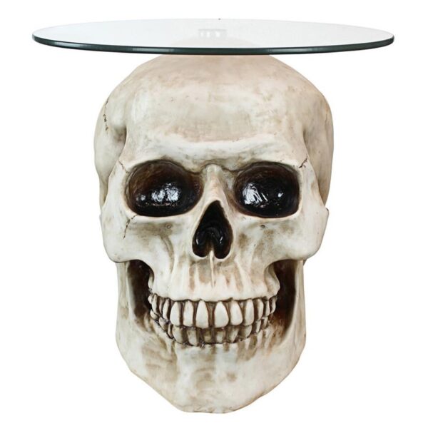 Design Toscano JQ103776 21 Inch Bone Skull Table