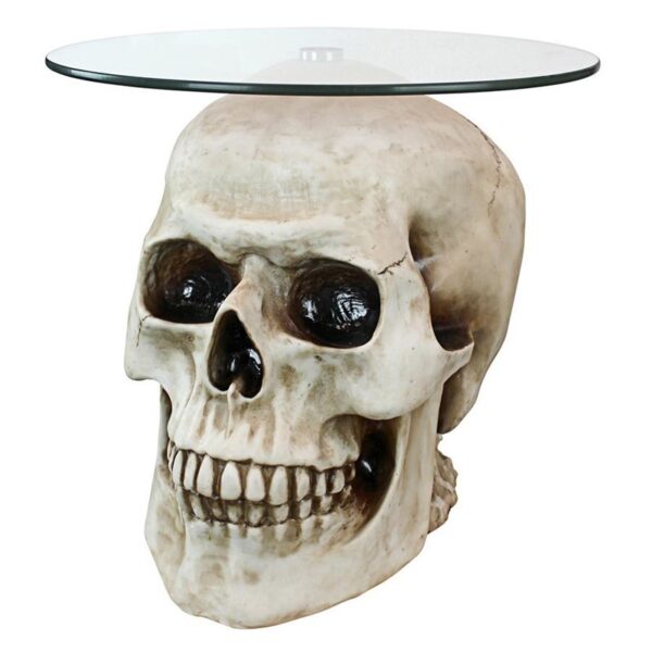 Design Toscano JQ103776 21 Inch Bone Skull Table