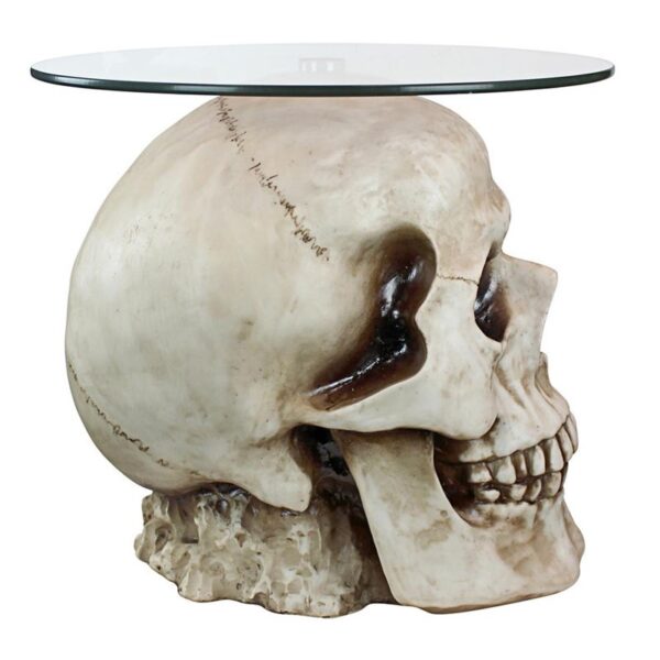 Design Toscano JQ103776 21 Inch Bone Skull Table