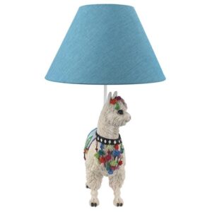 Design Toscano JQ12103 14 1/2 Inch Andes Alpaca of Rainbow Mountain Lamp