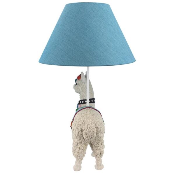 Design Toscano JQ12103 14 1/2 Inch Andes Alpaca of Rainbow Mountain Lamp