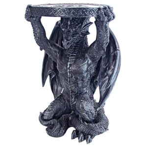 Design Toscano JQ8568 14 1/2 Inch Gothic Dragon of Netherly Boggs Table