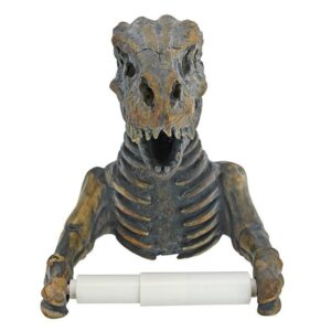 Design Toscano JQ9551 7 Inch T-Rex Toilet Paper Holder