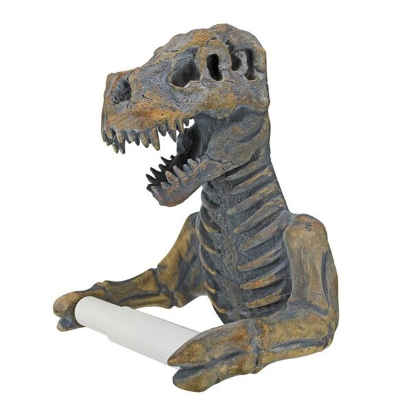 Design Toscano JQ9551 7 Inch T-Rex Toilet Paper Holder