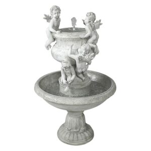 Design Toscano JY1968 27 1/2 Inch Cherubs at Play Fountain