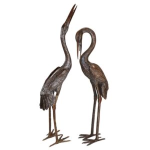 Design Toscano KW955020 Large Herons , Set of 2