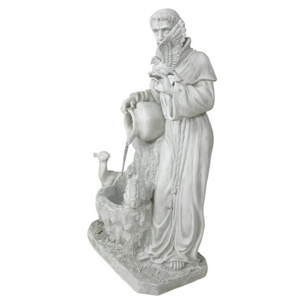 Design Toscano KY2078 16 1/2 Inch St. Francis Natures Life Giver Fountain