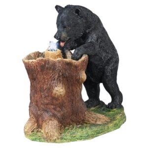 Design Toscano KY2093 19 Inch Guzzling Gulp Bear Fountain - Black