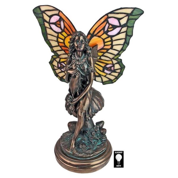 Design Toscano KY37292 10 1/2 Inch Fairy of the Glen Lamp