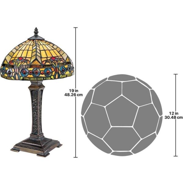 Design Toscano KY4561 12 Inch Carlisle Beaux Arts Lamp