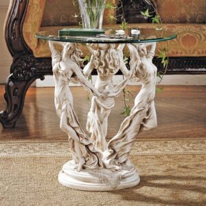 Design Toscano KY4621 18 Inch The Three Muses of Ancient Greece Table