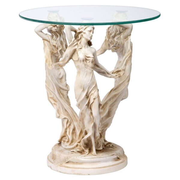 Design Toscano KY4621 18 Inch The Three Muses of Ancient Greece Table