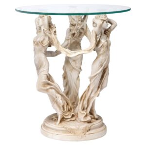 Design Toscano KY4621 18 Inch The Three Muses of Ancient Greece Table