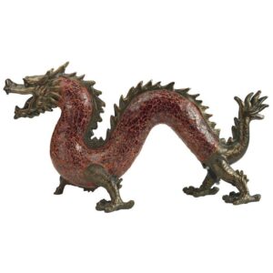 Design Toscano KY79761 16 1/2 Dragon Dance of Light Mosaic Lamp