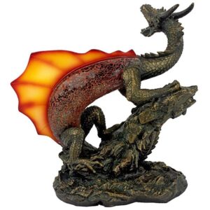 Design Toscano KY7978 13 Inch Viper the Serpent Dragon Lamp