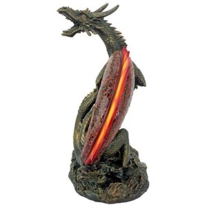 Design Toscano KY7978 13 Inch Viper the Serpent Dragon Lamp