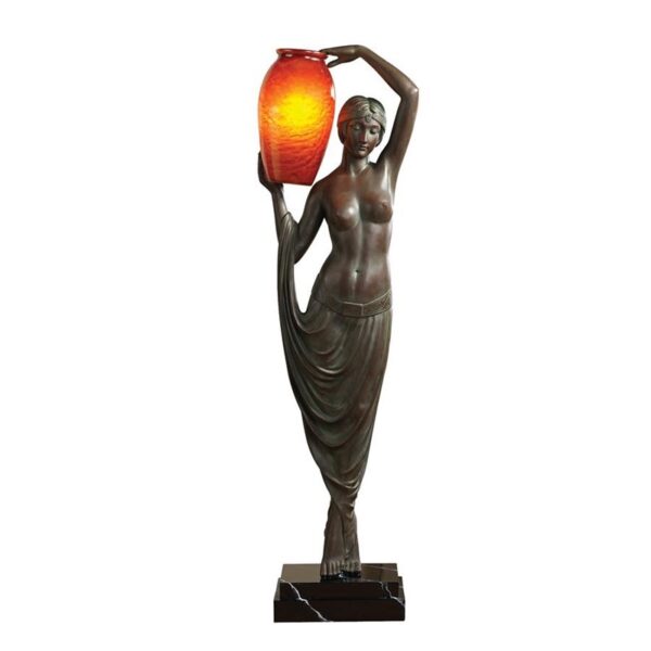 Design Toscano KY8026 Art Deco 20 Inch Goddess of Light Floor Lamp