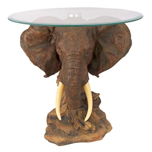 Design Toscano KY86485 18 Inch Lord Houghtons Elephant Table