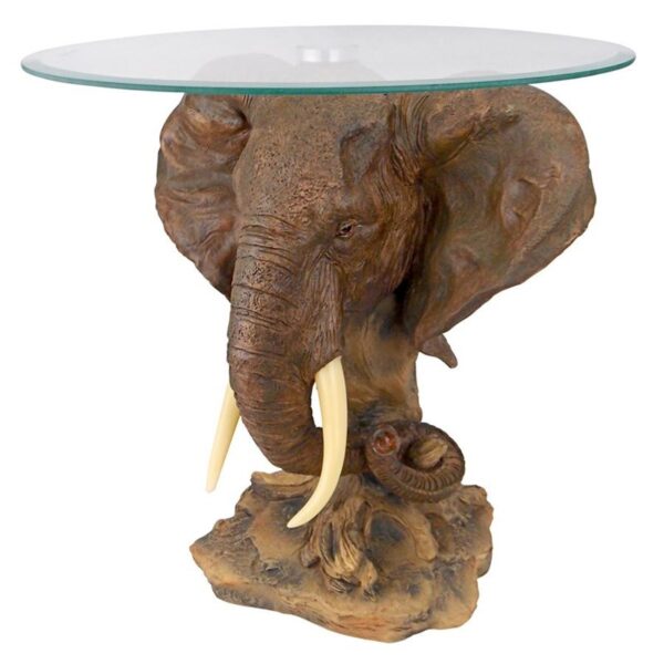 Design Toscano KY86485 18 Inch Lord Houghtons Elephant Table