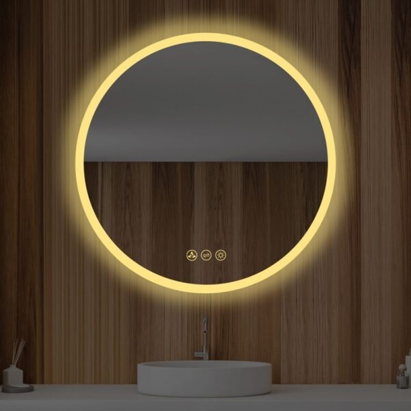 Blossom LED M3 R32 Orion 31 1/2 Inch Round LED Mirror with Frosted Side