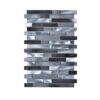 Legion Furniture MS-ALUMINUM-21 Mosaic with Mix Aluminum in Gray and Silver