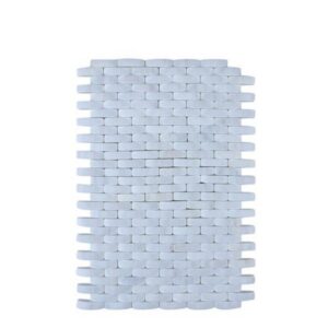 Legion Furniture MS-STONE08 Mosaic with Stone in Off White