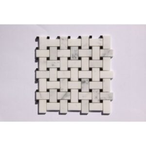 Legion Furniture MS-STONE15 Mosaic Mix with Stone -Sf in White-Gray