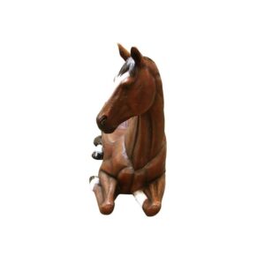 Design Toscano NE130004 70 Inch Saddle Up Horse Bench