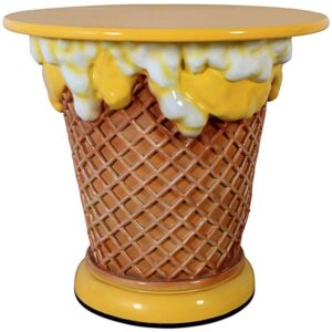 Design Toscano NE130019 33 Inch Ice Cream Cone Table