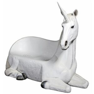 Design Toscano NE140001 71 Inch Mystical Unicorn Bench