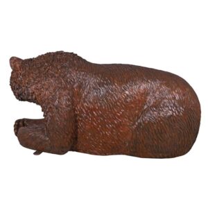 Design Toscano NE1600172 79 Inch Grizzly Bear Bench - Brown