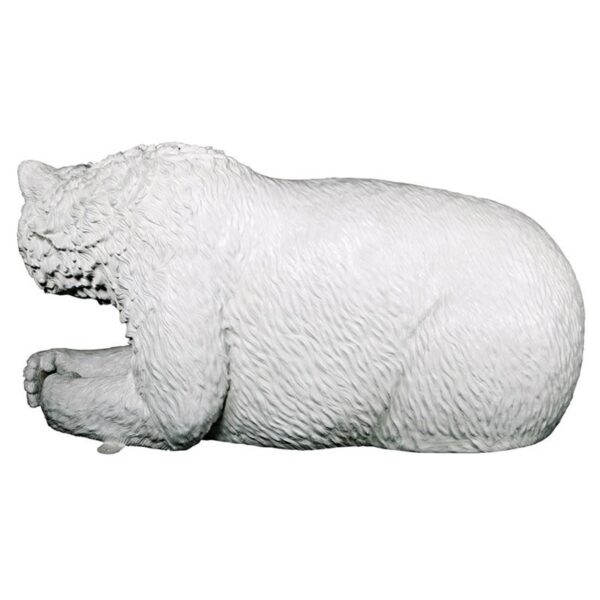 Design Toscano NE1600177 79 Inch Polar Bear Bench