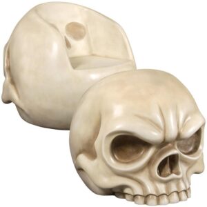 Design Toscano NE1702056 40 Inch Bone Skull Chair