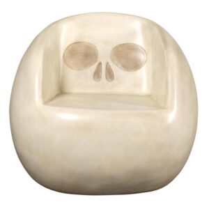 Design Toscano NE1702056 40 Inch Bone Skull Chair