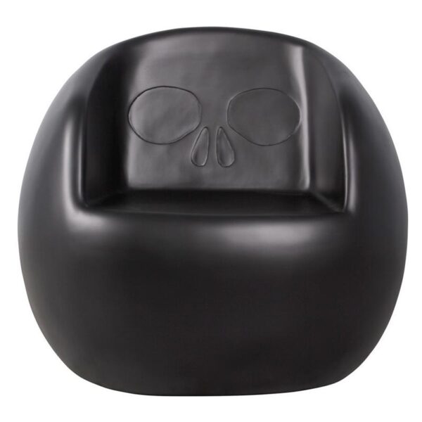 Design Toscano NE17020562 40 Inch Black Skull Chair