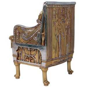 Design Toscano NE363274 25 Inch King Tut Egyptian Throne Chair