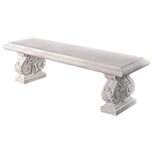 Design Toscano NE70403 59 Inch Cambridge Yard Garden Bench