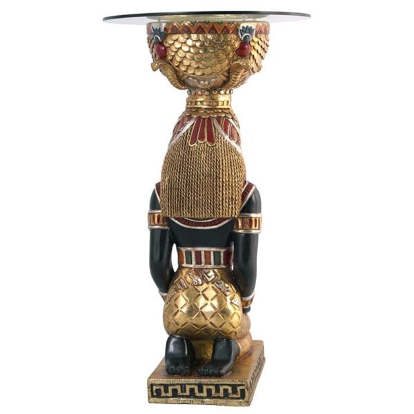 Design Toscano NE75534 9 1/2 Inch Egyptian Goddess Set Table