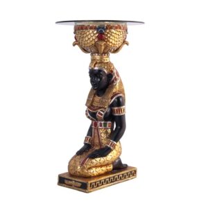 Design Toscano NE75534 9 1/2 Inch Egyptian Goddess Set Table