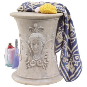 Design Toscano NE80168 16 Inch Flora Goddess of Spring Stool