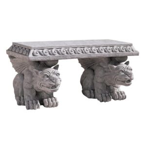 Design Toscano NG29878 31 Inch Blair Castle Gargoyle Bench