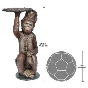 Design Toscano NG31382 16 Inch Moroccan Monkey Butler